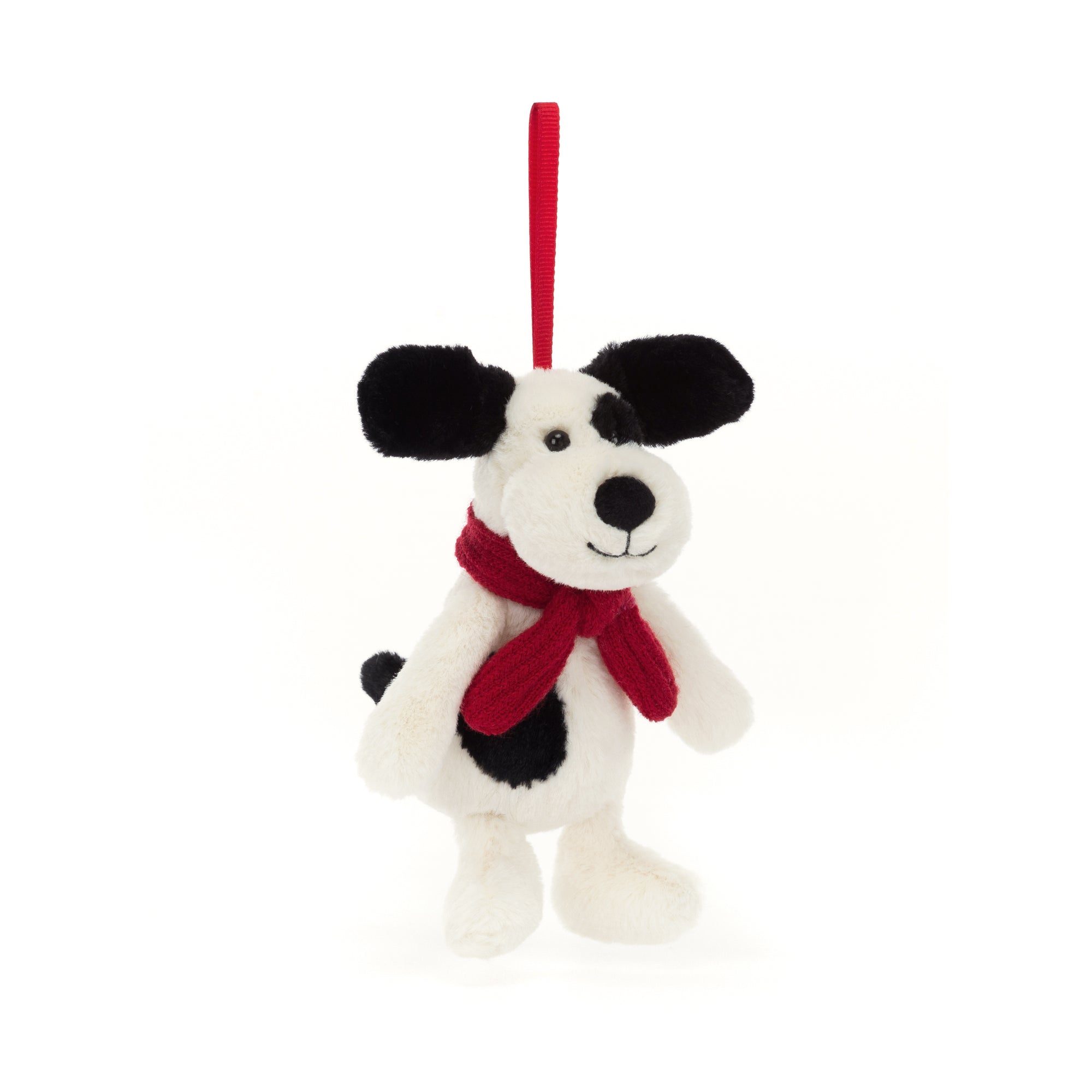 Bashful Xmas Puppy Ornament