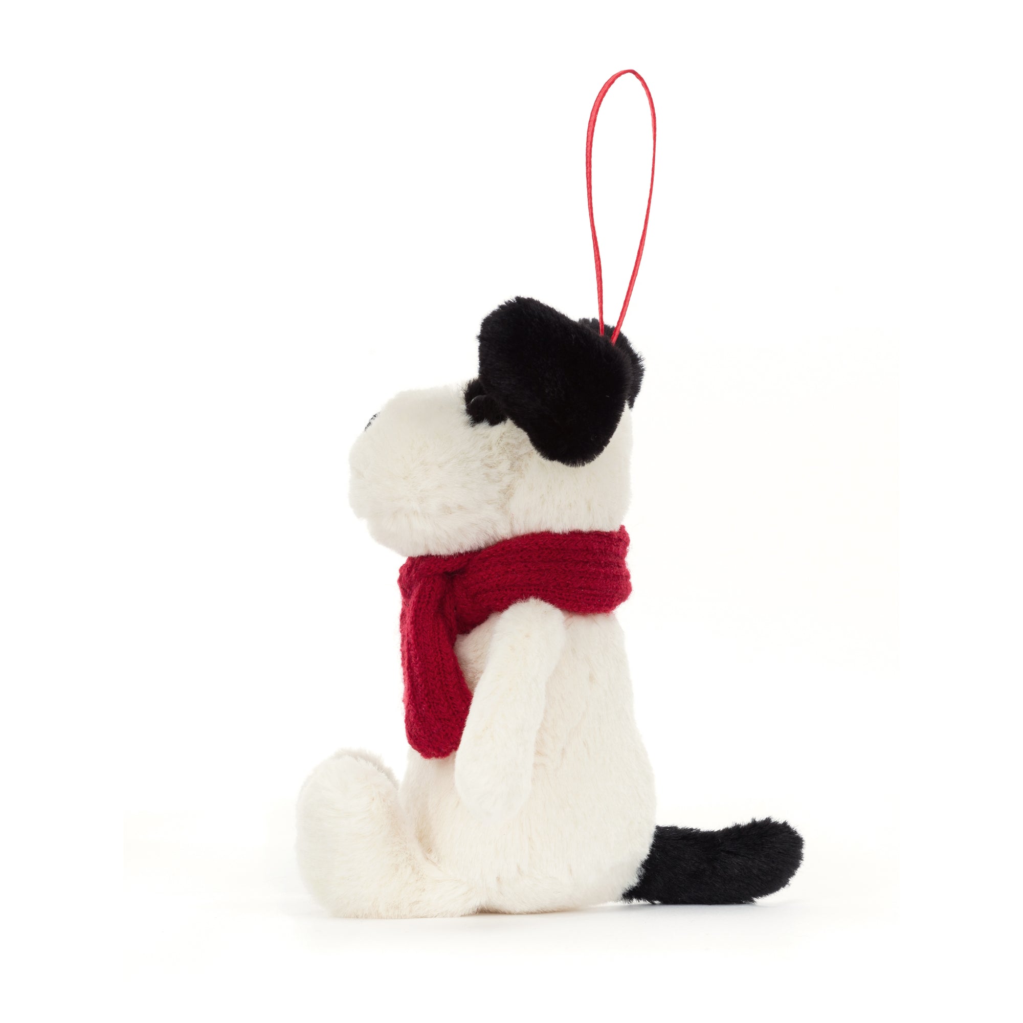 Bashful Xmas Puppy Ornament