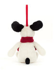 Bashful Xmas Puppy Ornament