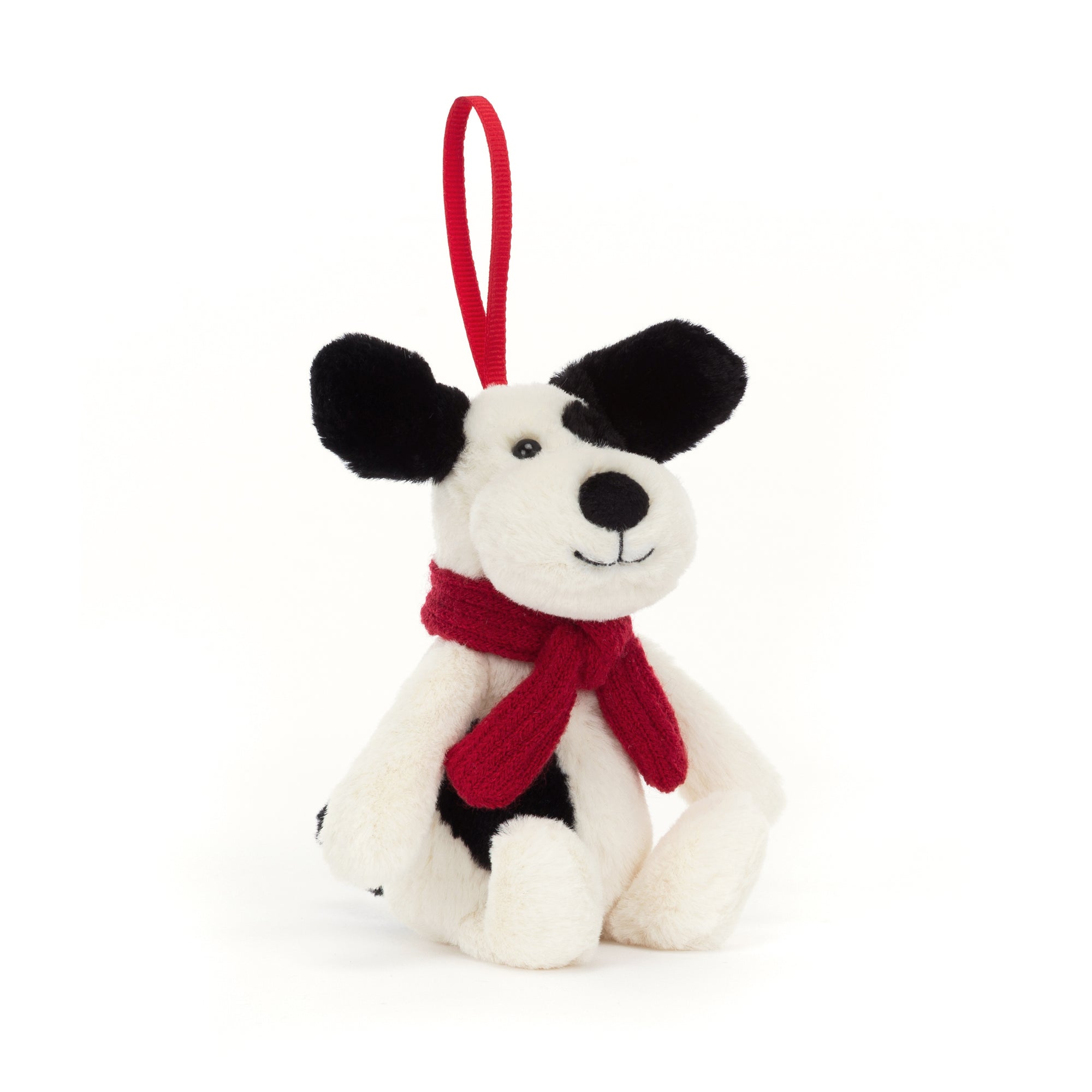 Bashful Xmas Puppy Ornament