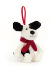 Bashful Xmas Puppy Ornament