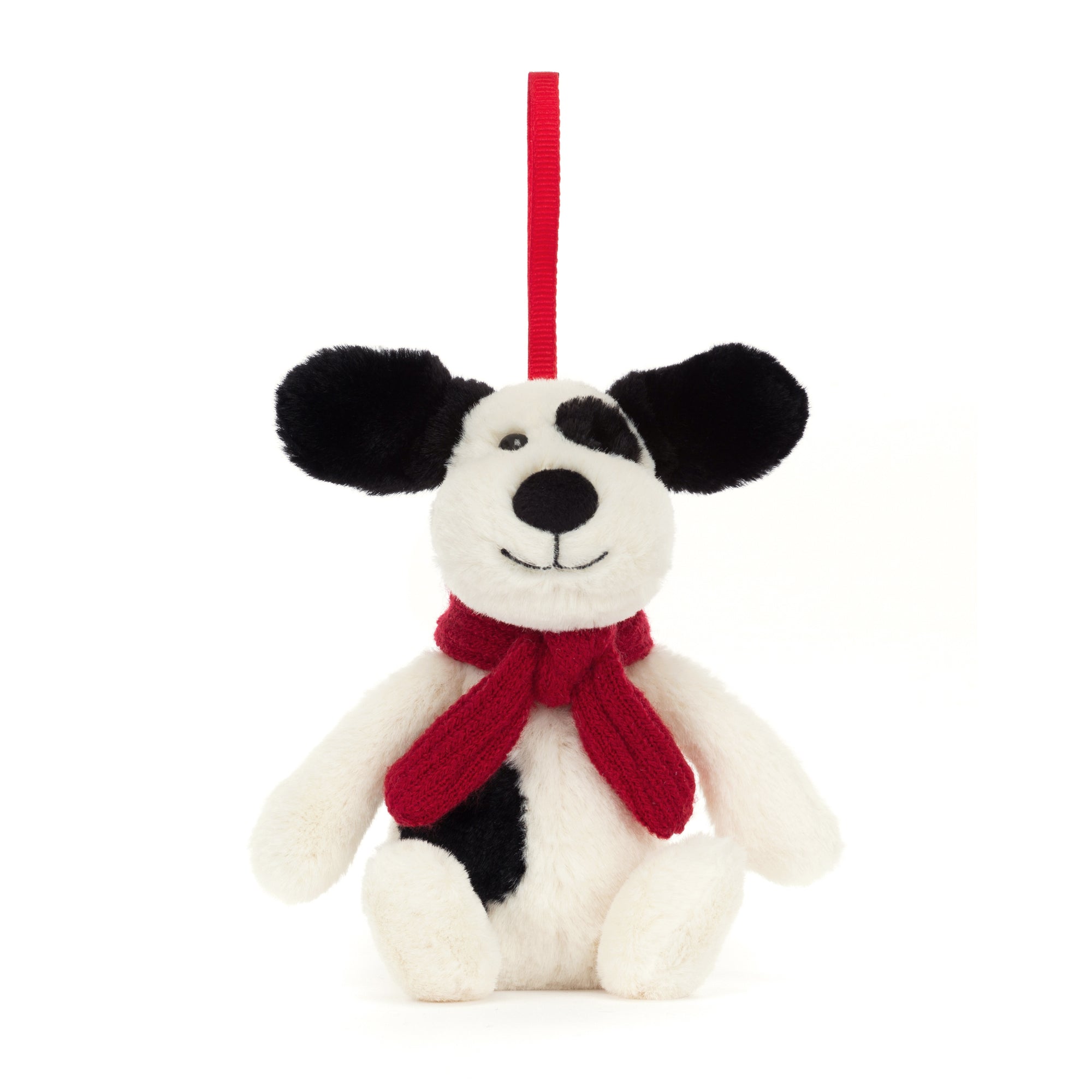 Bashful Xmas Puppy Ornament