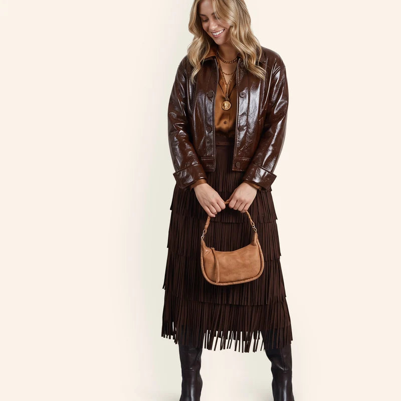 Mia Crescent Hobo - Whiskey