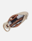 Daisy Daze Wristlet - Frosted Pearl