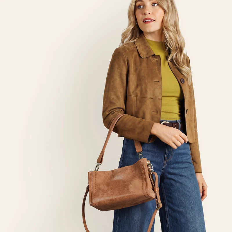 Seneca Shoulder Crossbody - Whiskey