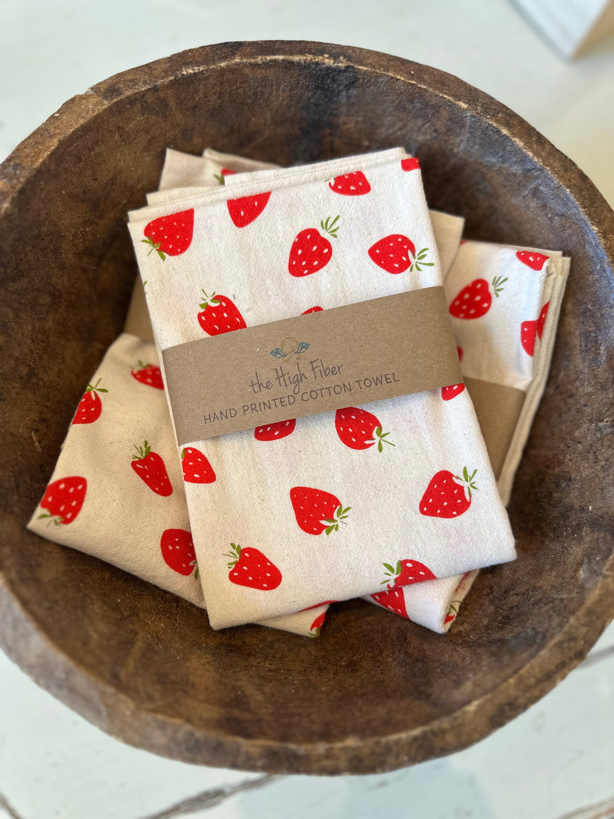 Tea Towel - Strawberry