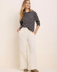 Soft Stripe Tee - Indigo