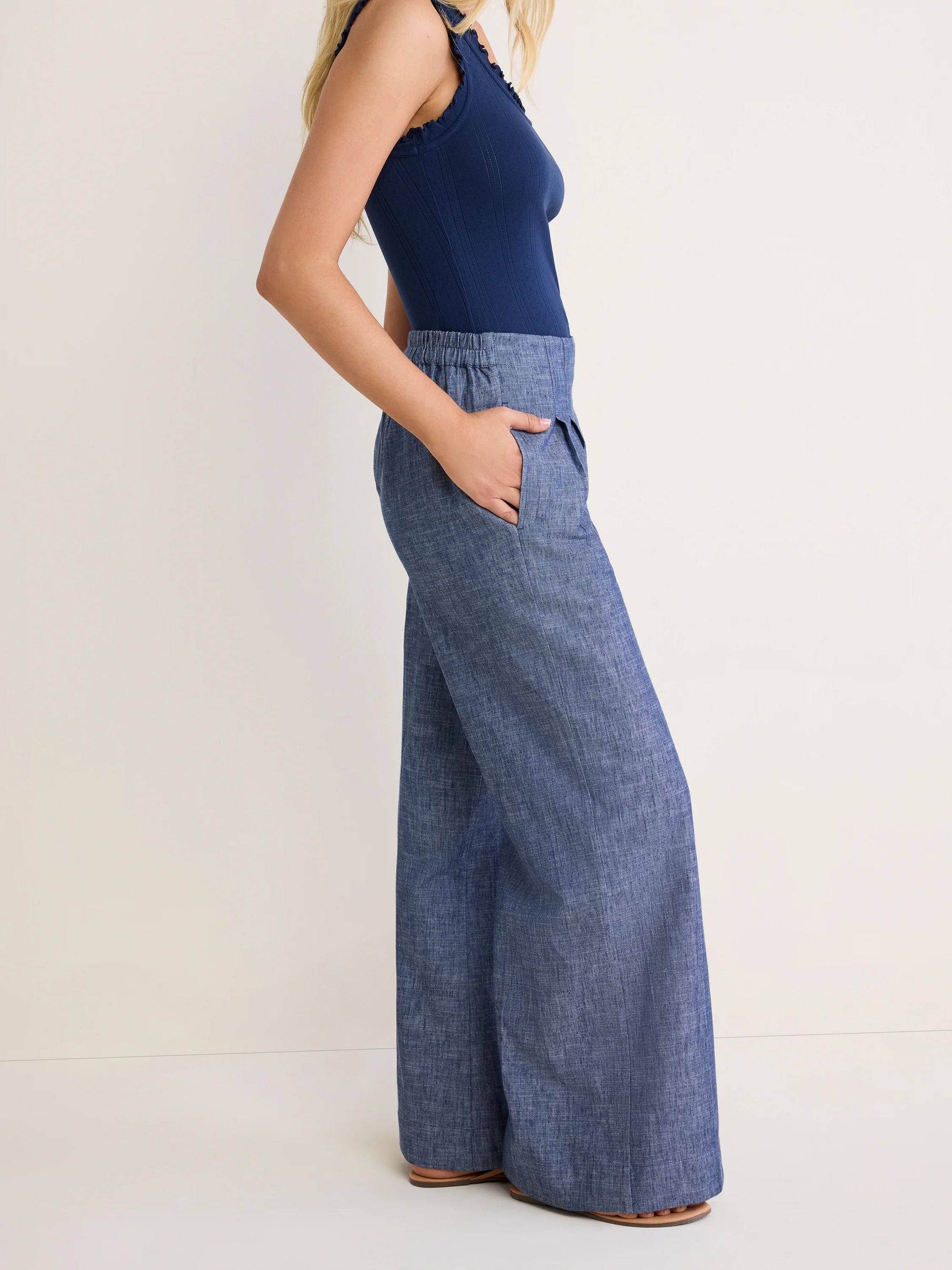 Ellis Trouser - Indigo
