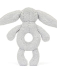 Ring Rattle - Grey Bunny