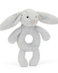 Ring Rattle - Grey Bunny