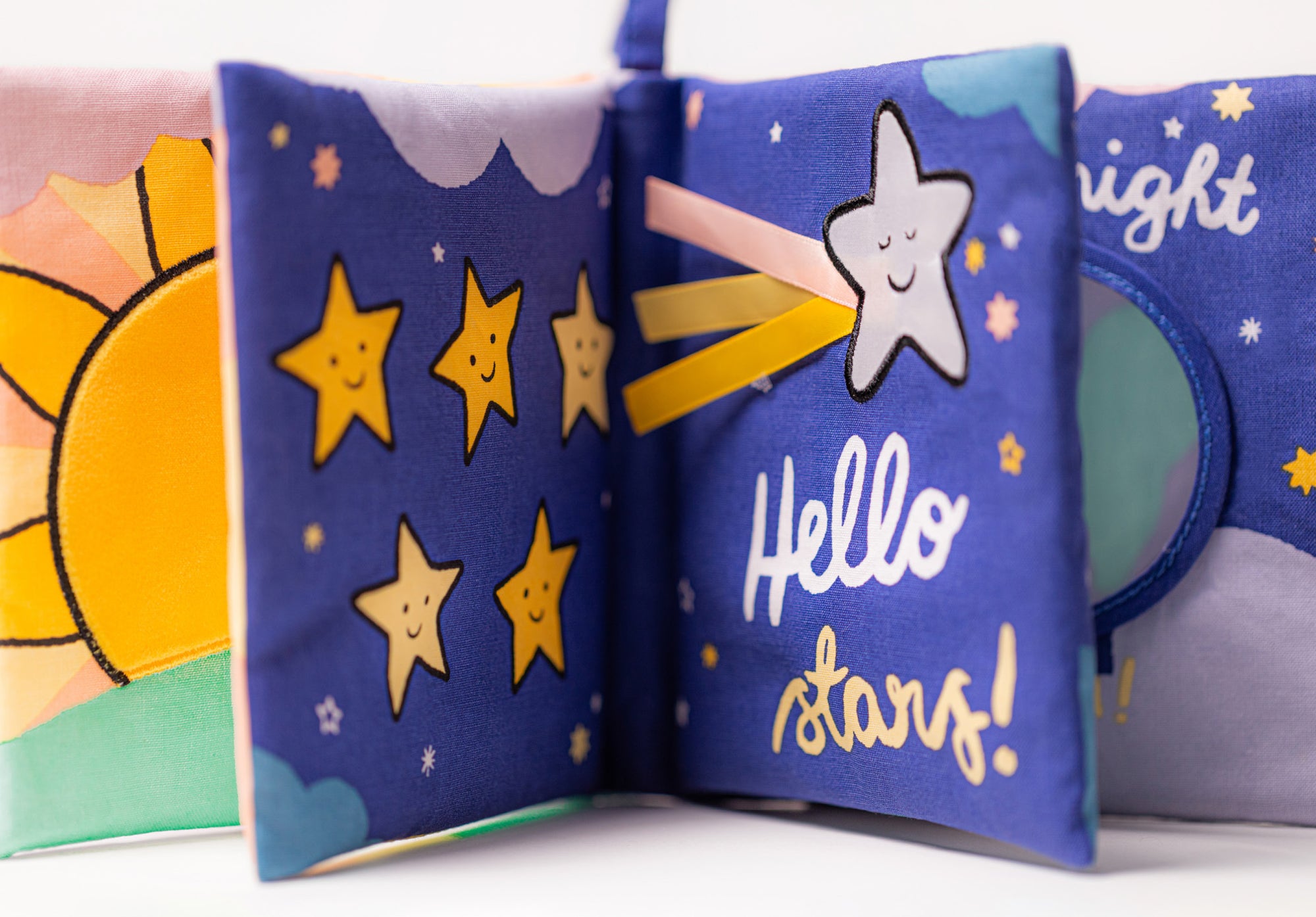 Hello Moon Fabric Book