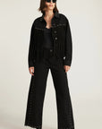 Jenna Fringe Denim Jacket