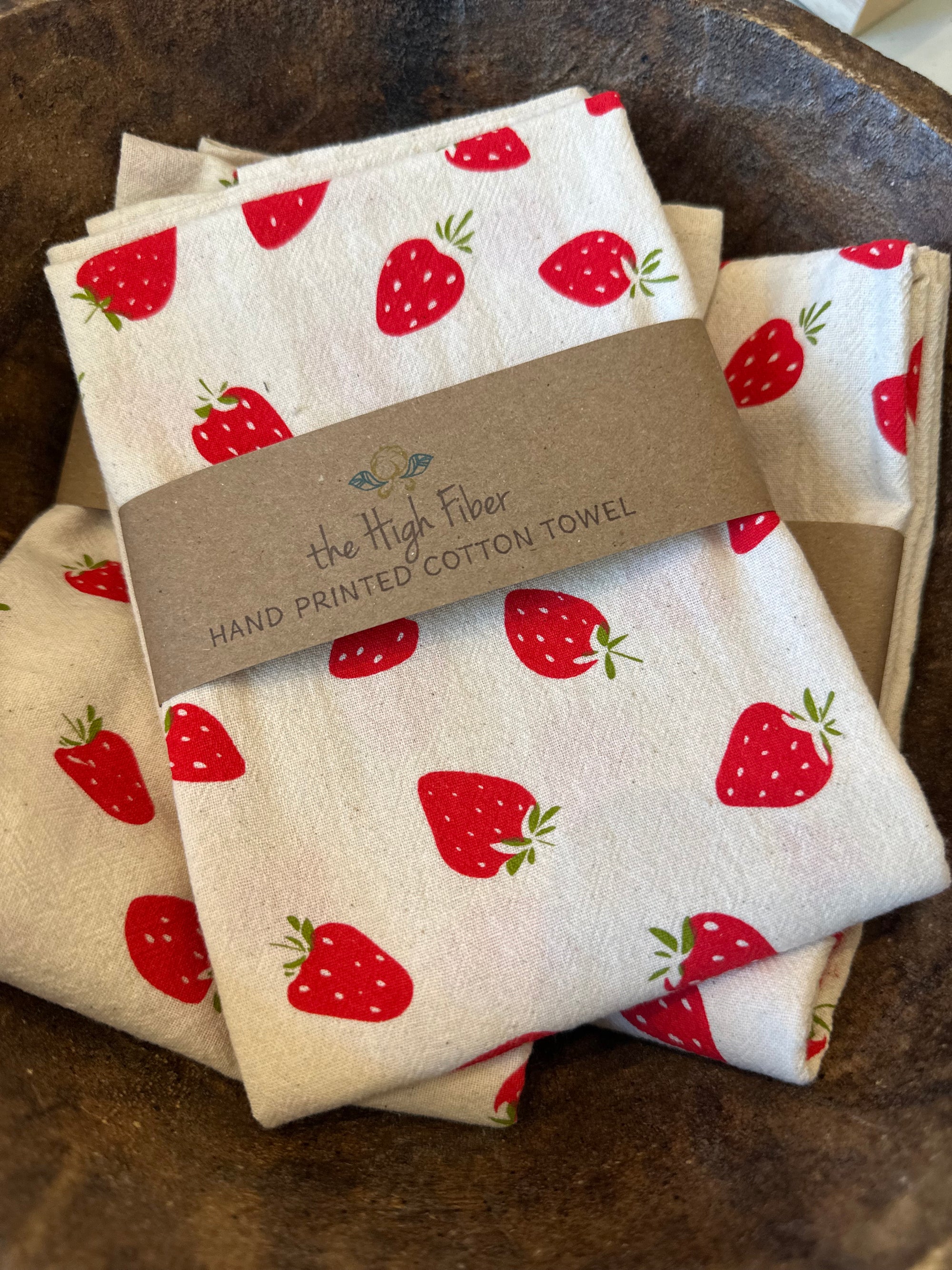 Tea Towel - Strawberry