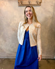 Pointelle Cardigan - Oatmeal