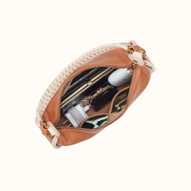 Mia Crescent Hobo - Warm Cashew