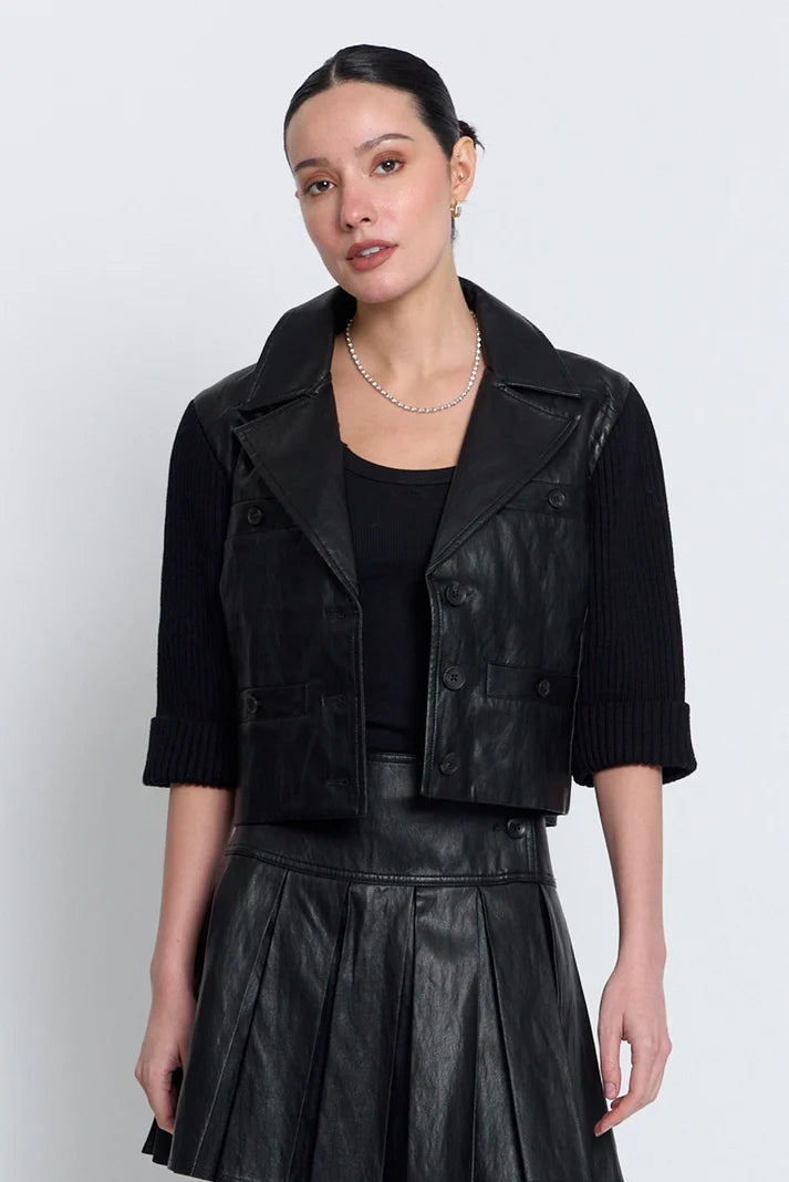 Quinn Crop Sweater Jacket