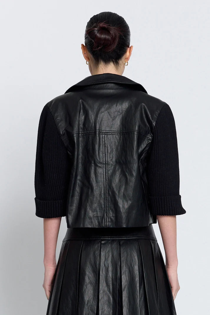 Quinn Crop Sweater Jacket