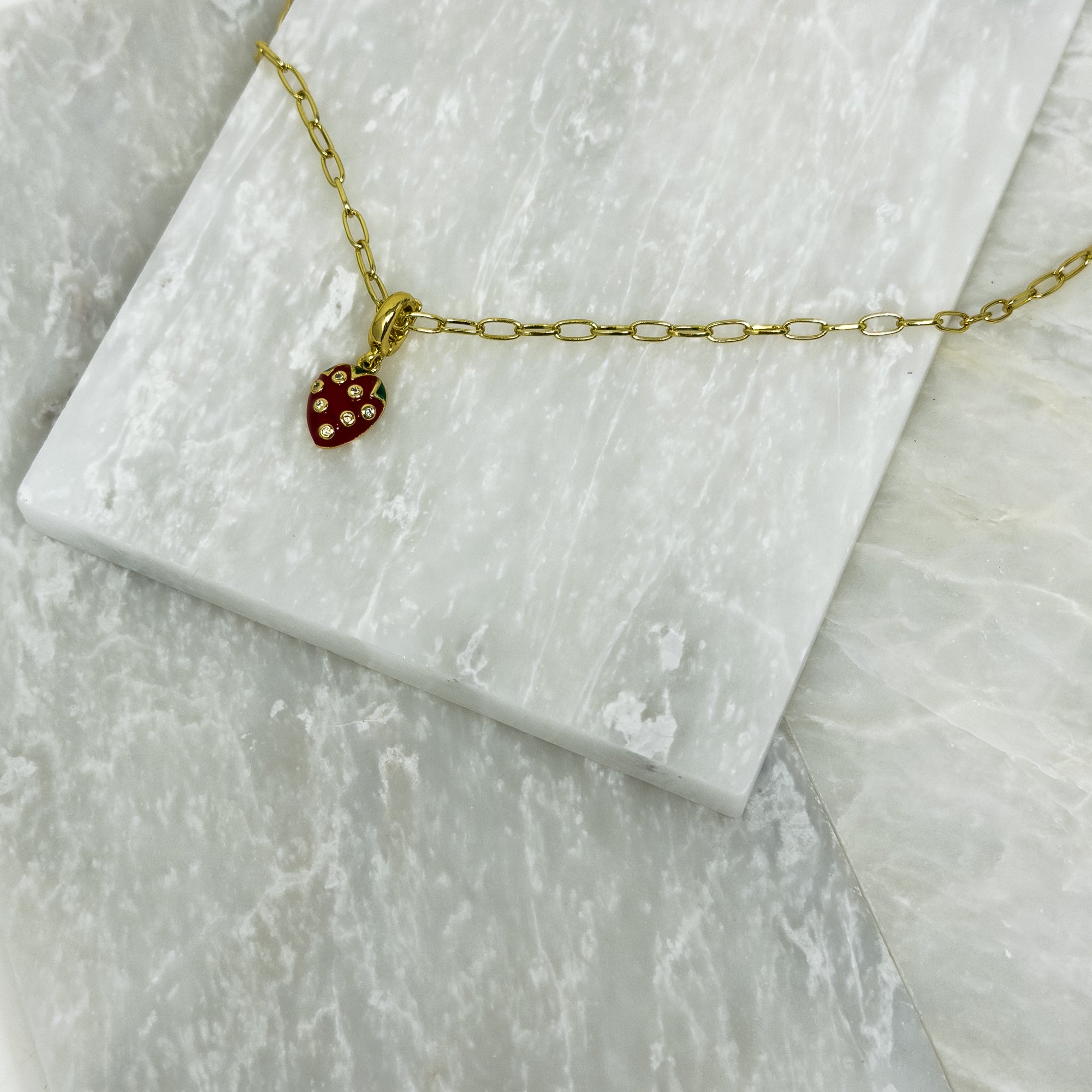 Figgy Red Strawberry Charm