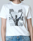Finish Line Tee - White