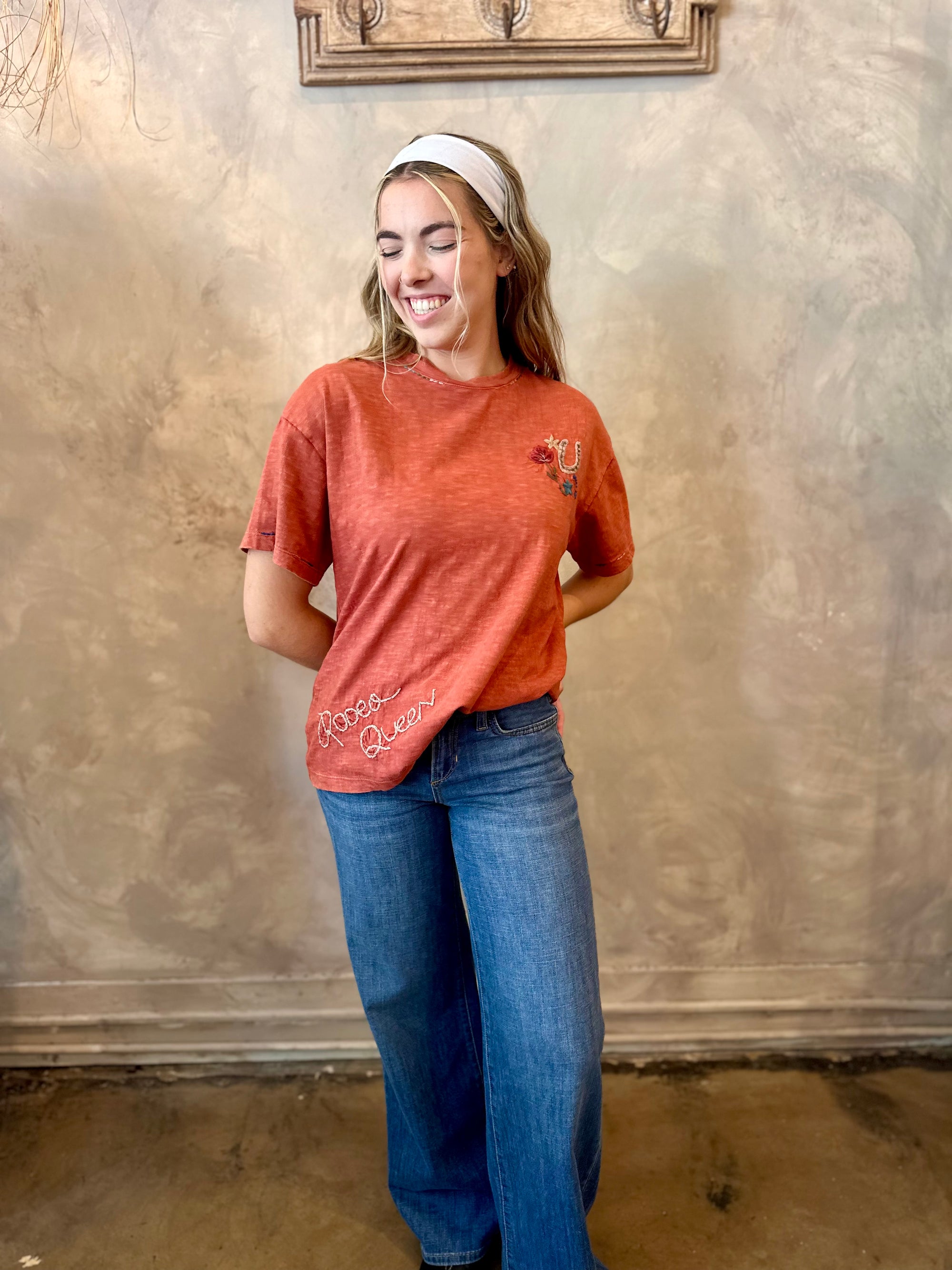 Dolly Rodeo Top - Terracotta