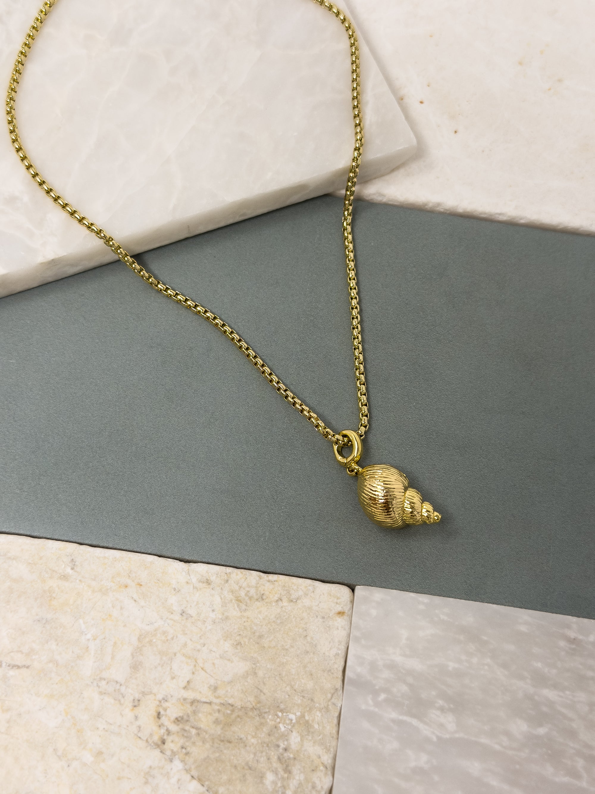 Figgy Conch Shell Charm