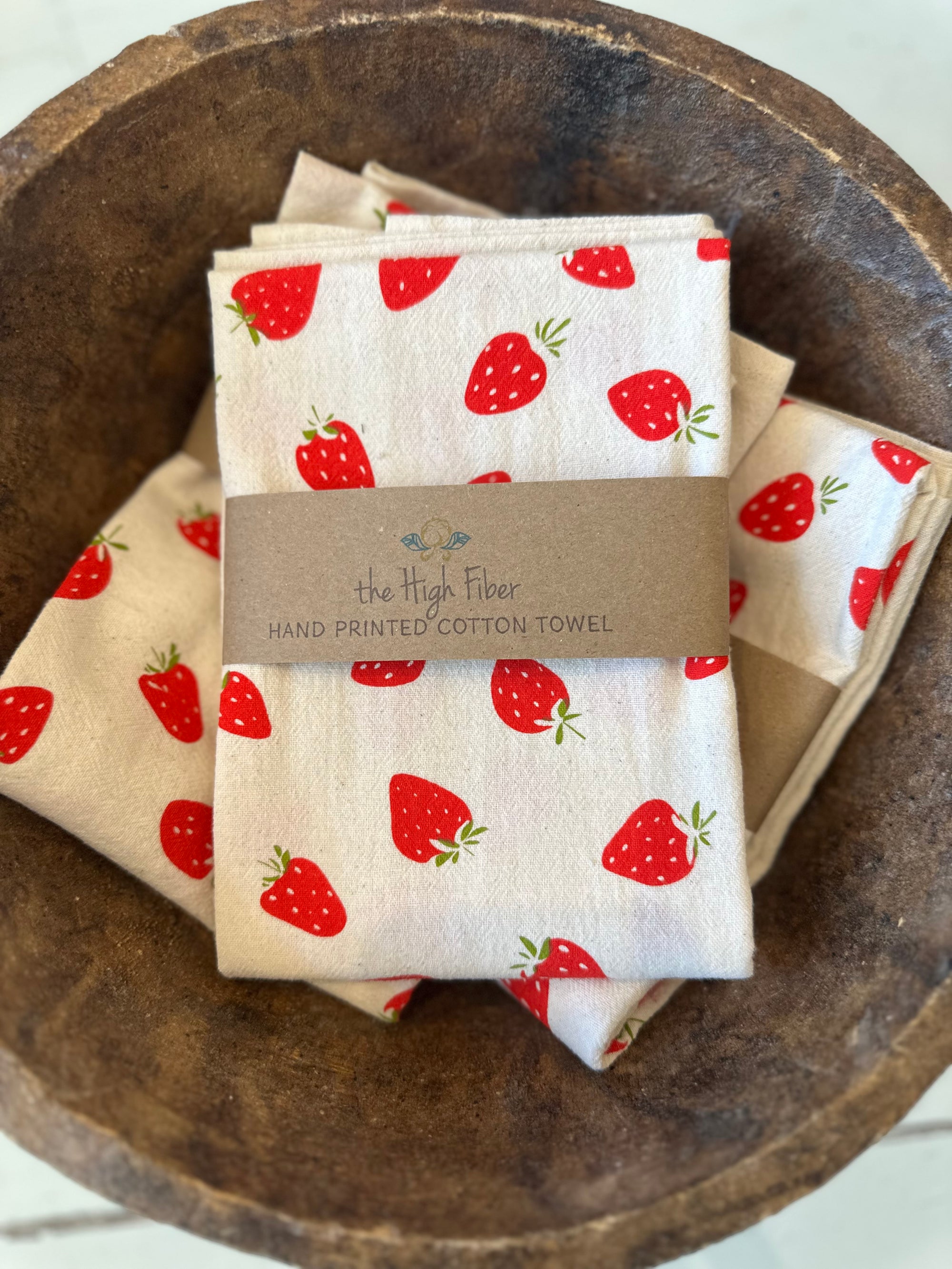 Tea Towel - Strawberry