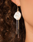 Pearl Spark Earrings