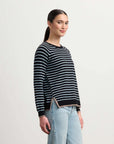 Olivia Sweater - Black Stripe