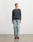 Olivia Sweater - Black Stripe