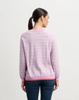 Olivia Sweater - Lilac Stripe