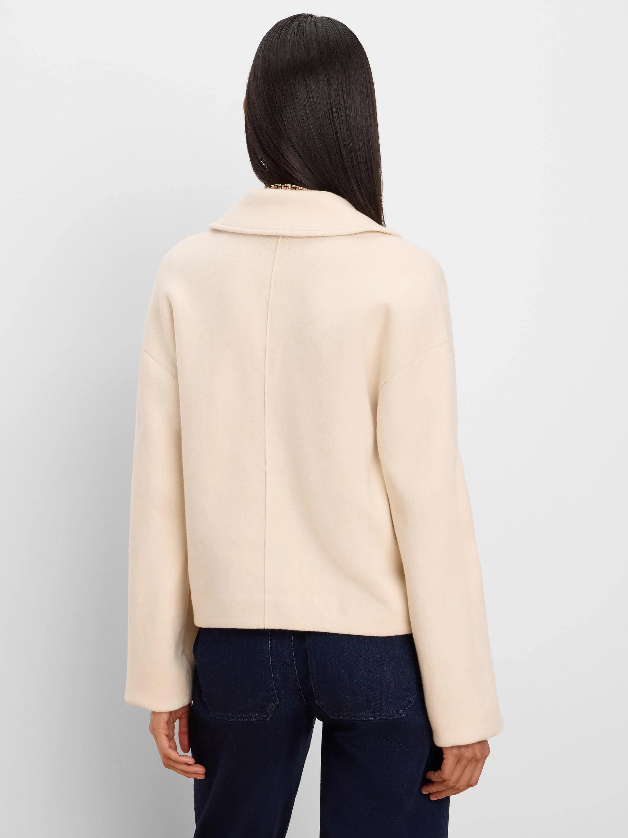 Cool Nights Knit Jacket - Coconut