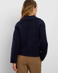 Cool Nights Knit Jacket - Dark Indigo