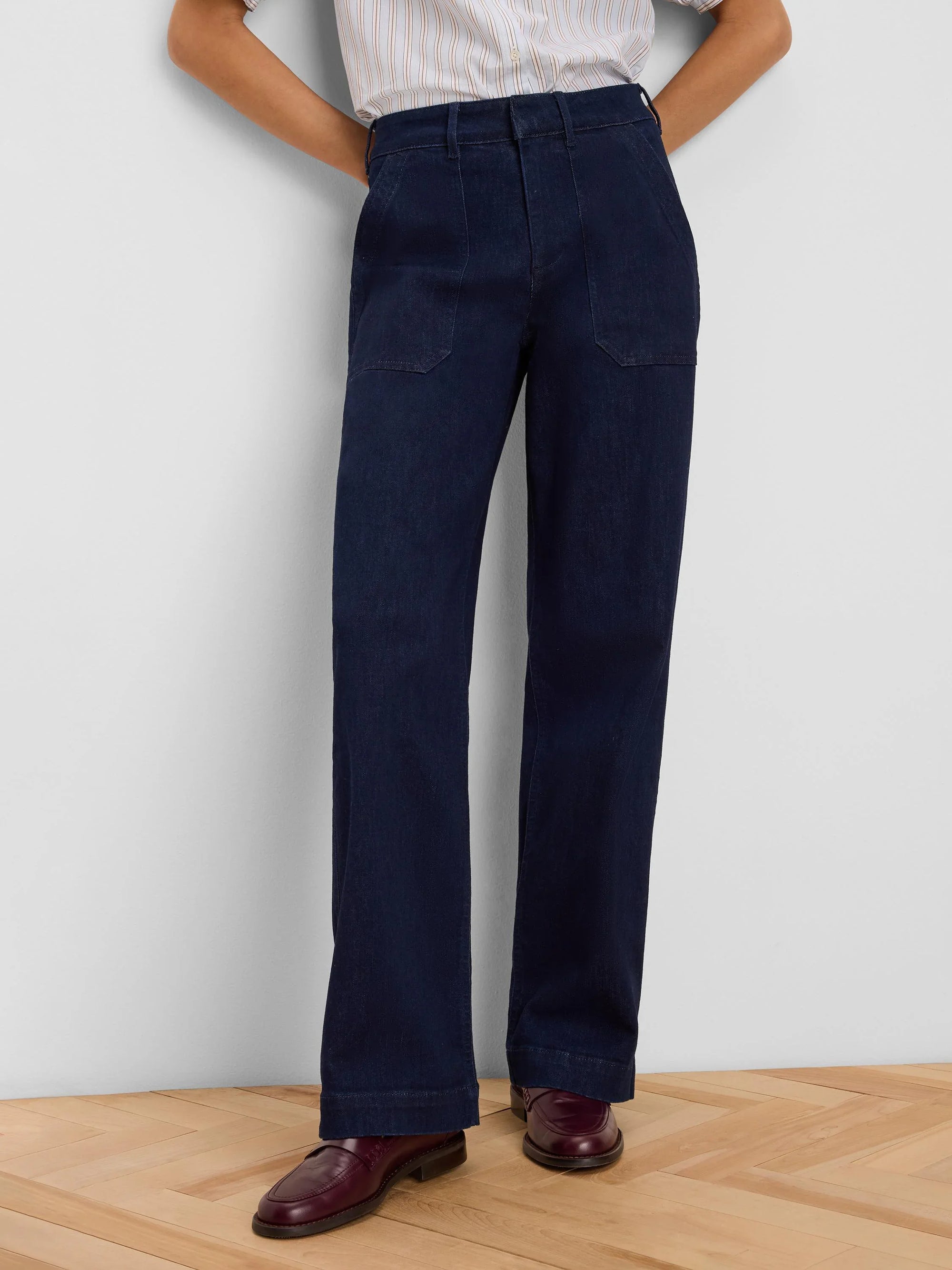 Highland Wide Leg Jeans - Midnight