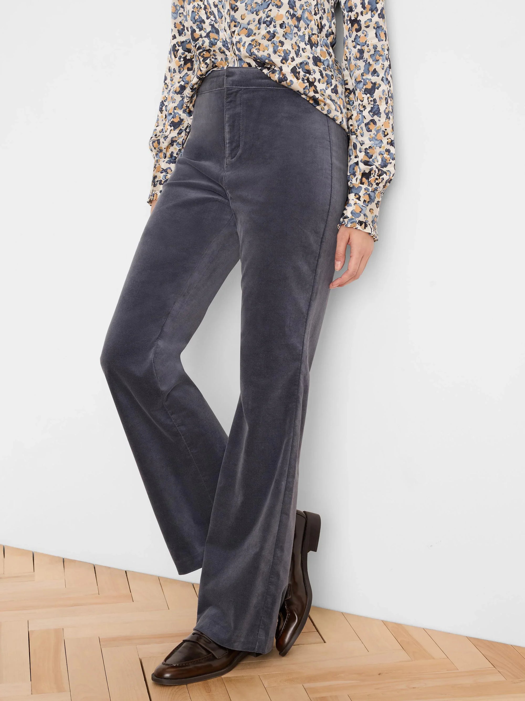 Berkeley Boot High Rise Velvet Pant