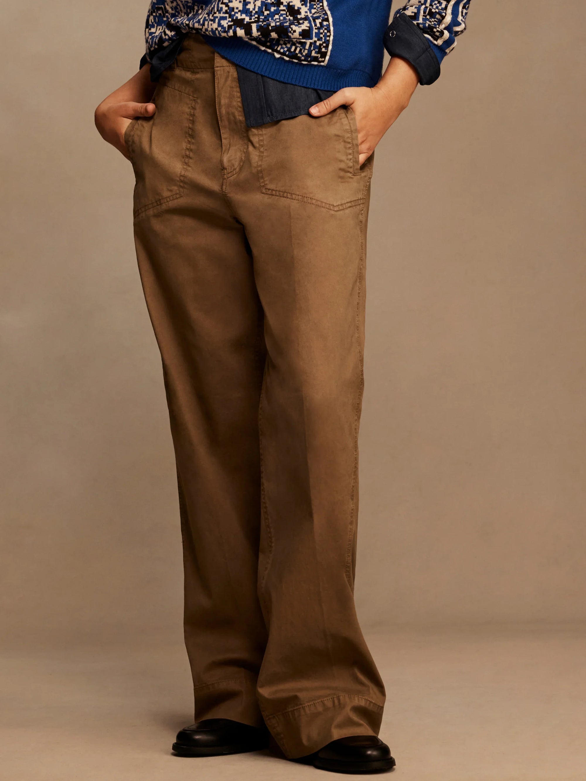 Highland Angled Pocket Pant - Oak