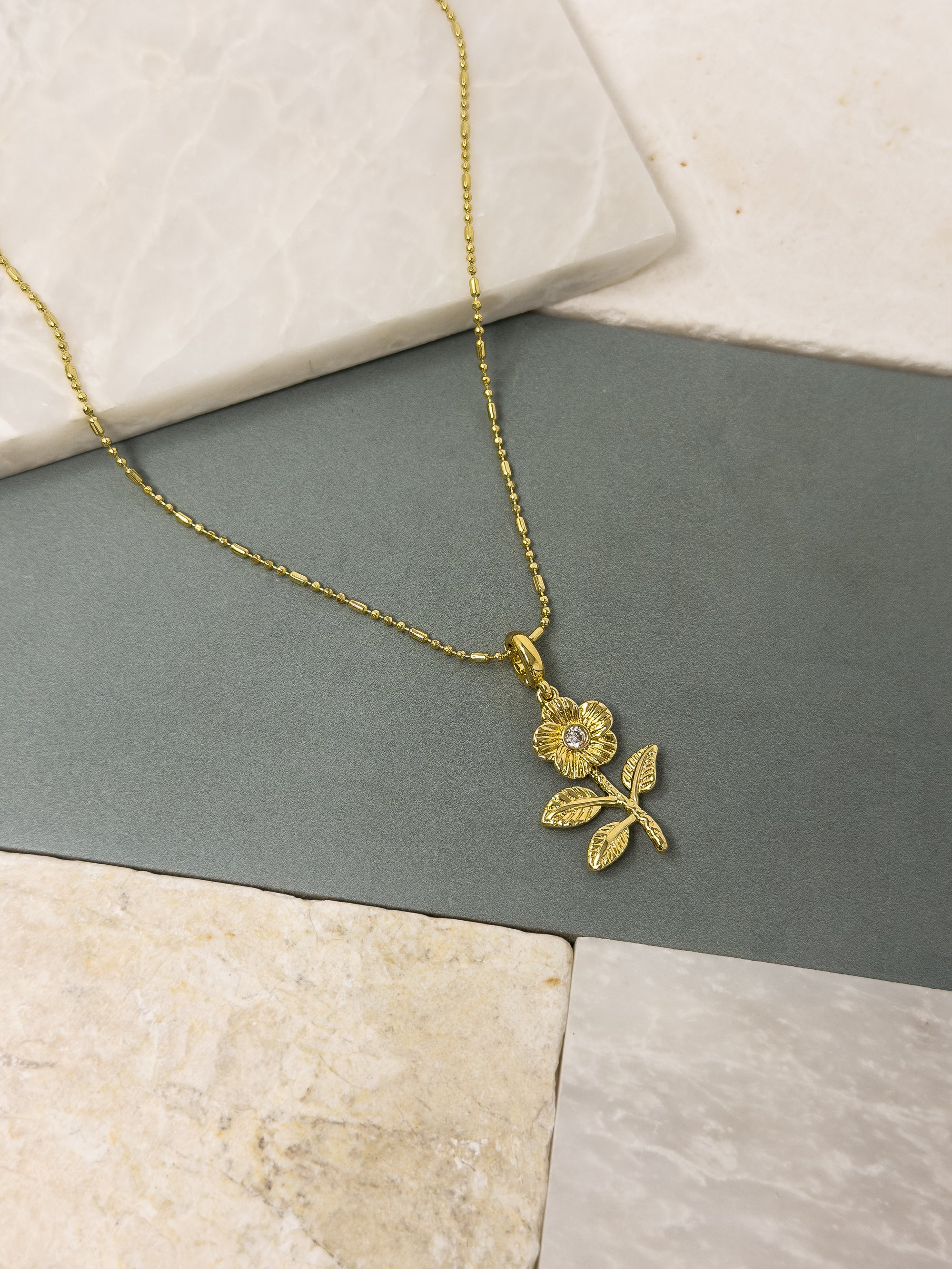 Figgy Flower Stem Charm