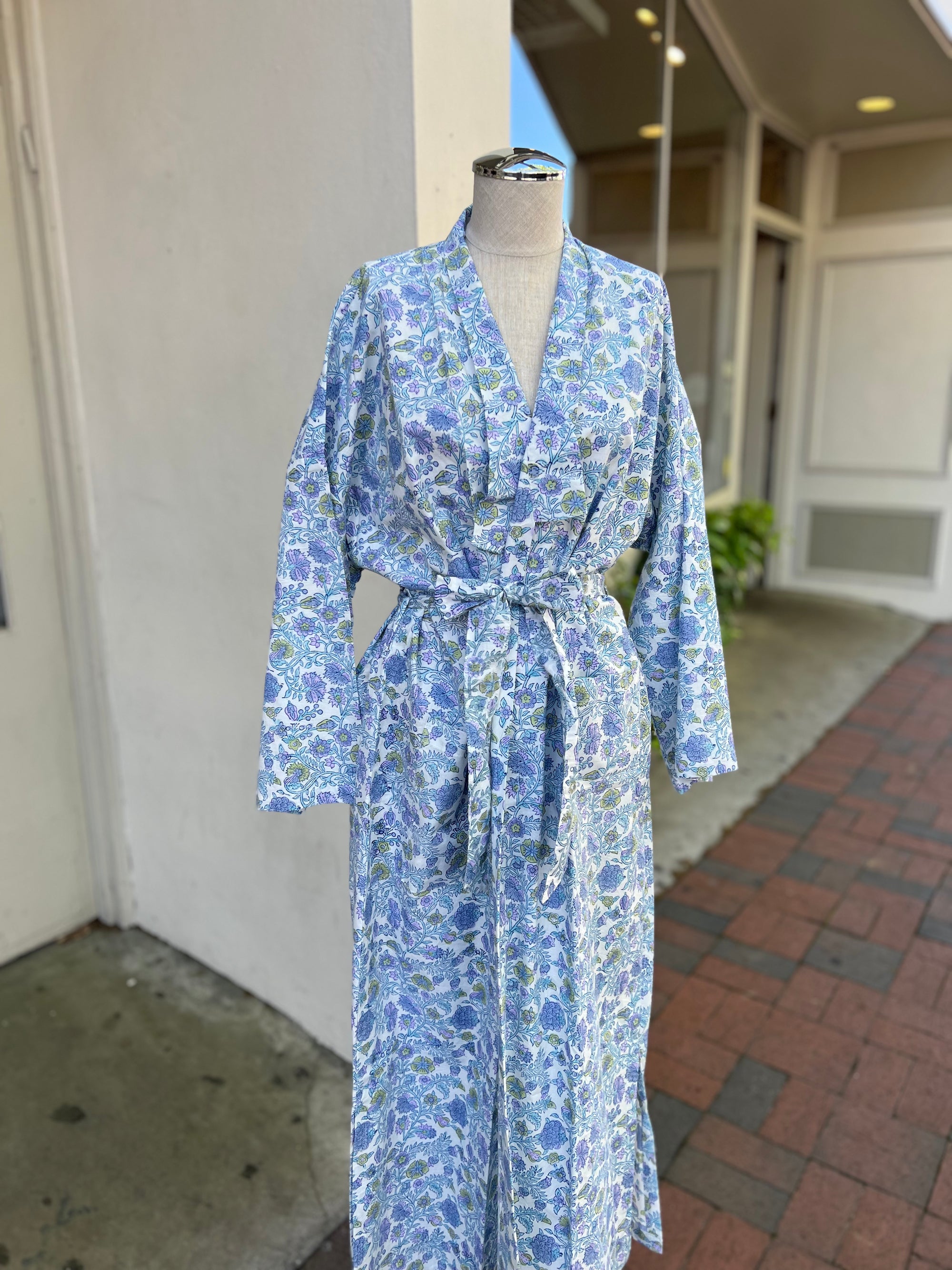 Summertime Heather Cotton Robe