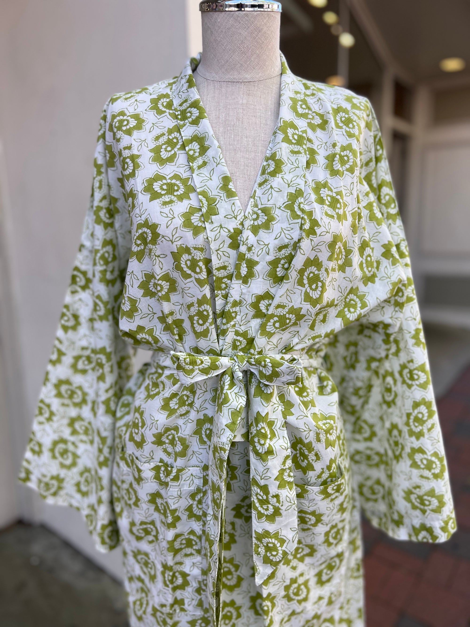 Daffodil Cotton Robe