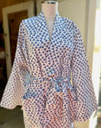 Buta Blue Cotton Robe