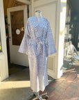 Buta Blue Cotton Robe