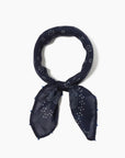 Dotted Paisley Bandana- Blue