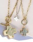 Life in Balance Cross Charm