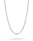 Twisted Link with Brass Rings Chain - 18"