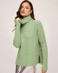 Claudia Turtleneck Sweater - Sage