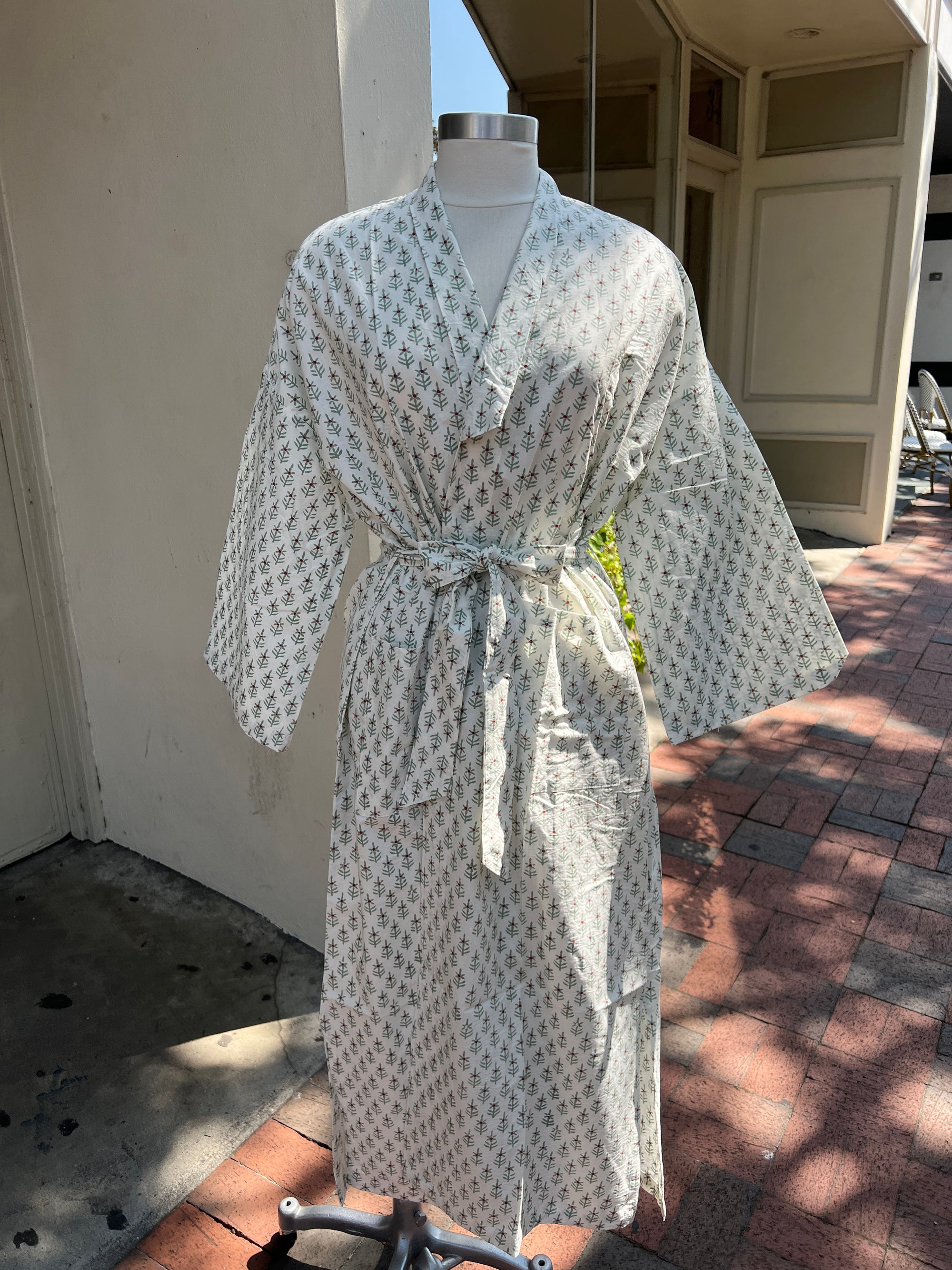 Holiday Winterberry Cotton Robe