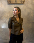 Vegan Motto Jacket - Olive