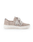 Beige Sneaker Satin lace