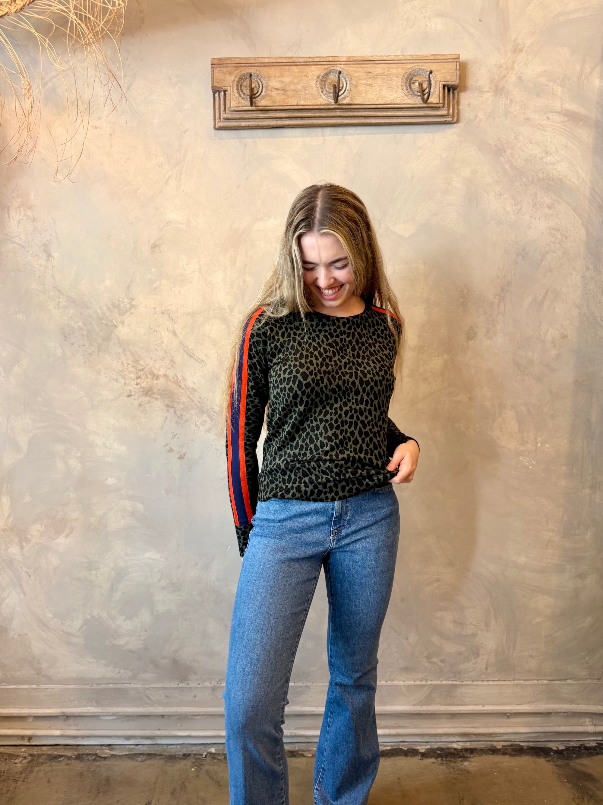 Cheetah Stripe Sweater