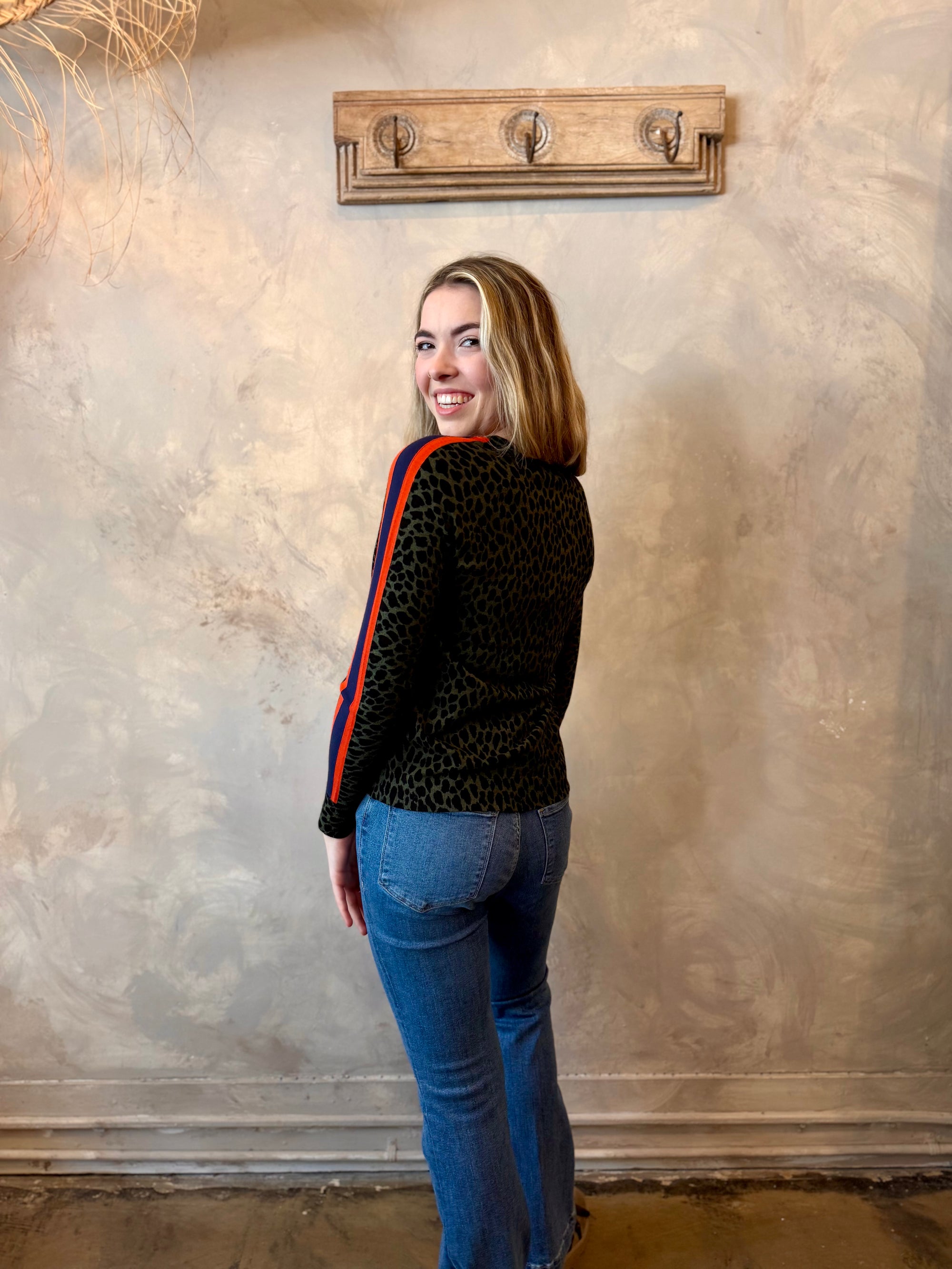 Cheetah Stripe Sweater