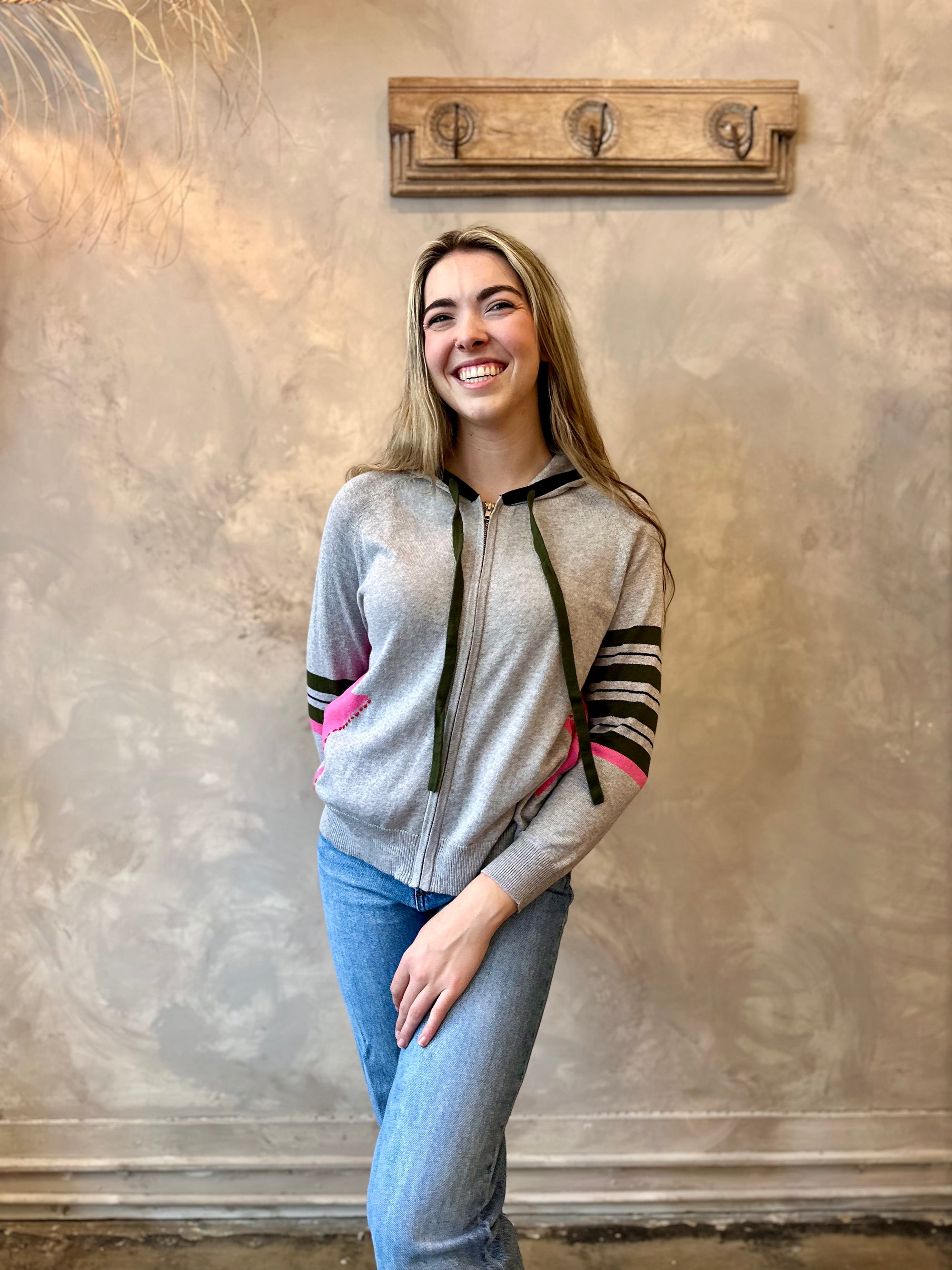 Star Zip-Up Hoodie